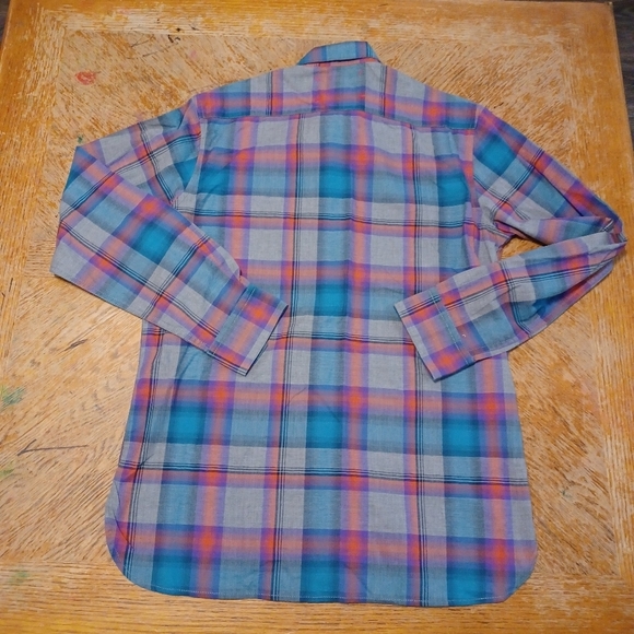 ROBERT GRAHAM Multicolor Plaid Tailored Fit Button Long Sleeve Casual Shirt mens - Picture 2 of 6